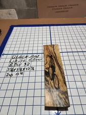 Black and White Ebony  Wood turning  blank  3 5/8"x 1 5/8"x 12 7/8 " EBW32