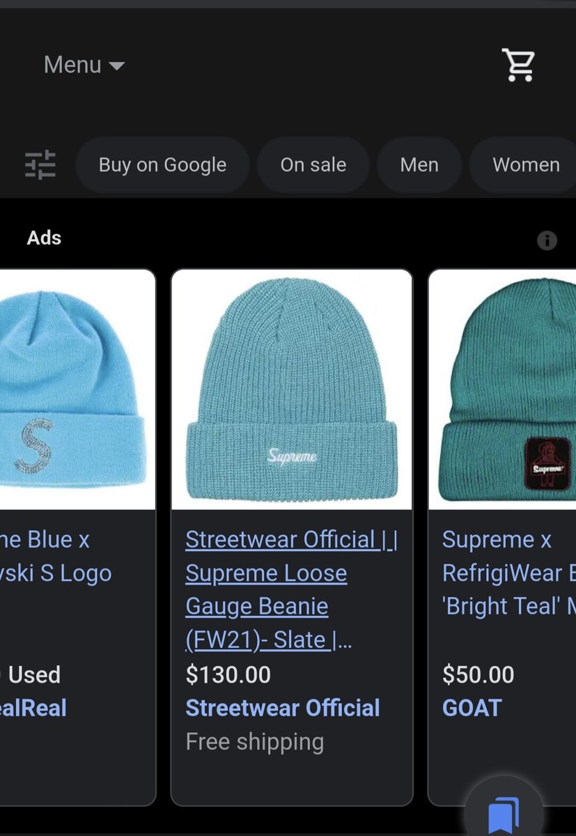 supreme loose gauge beanie | eBay supreme loose gauge beanie | eBay