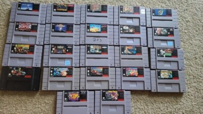 Super Nintendo SNES Games (See Pull Down List) Mario Zelda Donkey Kong