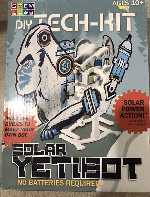 Solar Tech-Kit YetiBot Solar Build Your Own DIY Yeti Robot Stem