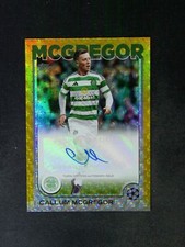 2024-25 Topps UEFA Callum McGregor #A-CM Gold Auto 1/1
