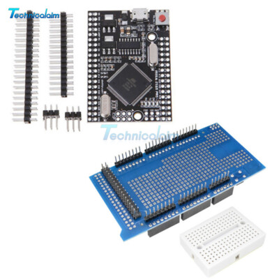USB CH340G ATMEGA2560-16AU/ProtoShield V3 Breadboard For Arduino MEGA 2560 Pro