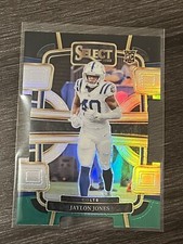 Jaylon Jones 2023 Panini Select #42 Rookie Card (RC) Black/Green Die-Cut Prizm . rookie card picture