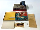 Vintage Louis Marx Printing Press Toy Letters Numbers Accessory Tin W/ Box