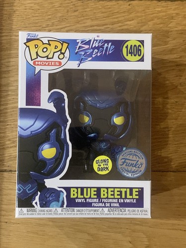 Funko Pop! Blue Beetle #1406 DC Glow in the Dark