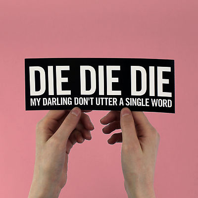 The Misfits Sticker! ''Die Die My Darling'' glenn danzig, static age, horror punk