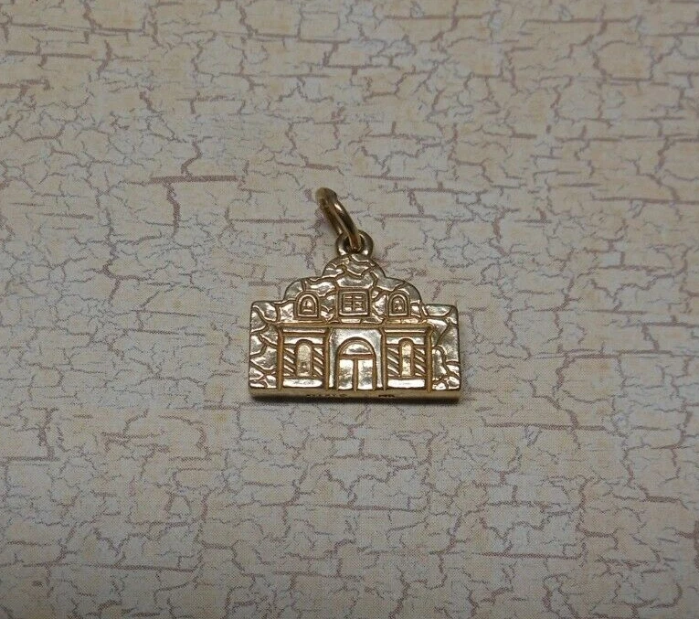 James Avery 14k Gold Texas Alamo Charm Pendant Retired eBay
