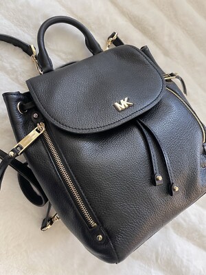 Michael Kors Womens Evie Backpack Handbag Black (BLACK) | eBay display picture 1