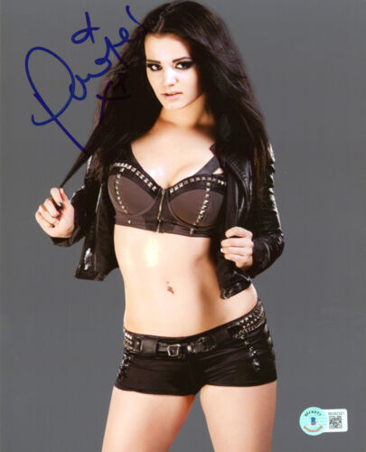 Foto Sexy Autografiada Paige WWE 8x10 Auténtica Firmada BAJO #BG82321 - Imagen 1 de 1
