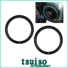 2PCS 6.5-Inch Universal Car Speaker Spacer Adapters for Effortless Installation