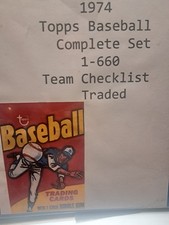 1974 Topps Baseball ⚾️  with Team cards & Traded Complete Set 1-660