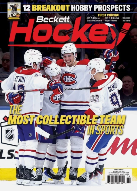 New June 2026 Beckett Hockey Card Price Guide Magazine With Montreal Canadiens - Image 1 of 1