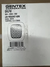 Gentex GHLFW Low Frequency Horn Fire Alarm (904-0530-002) - White