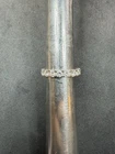 3.8g VTG Sterling Silver 925 CZ Eternity Ring Size 8 Jewelry Lot Q