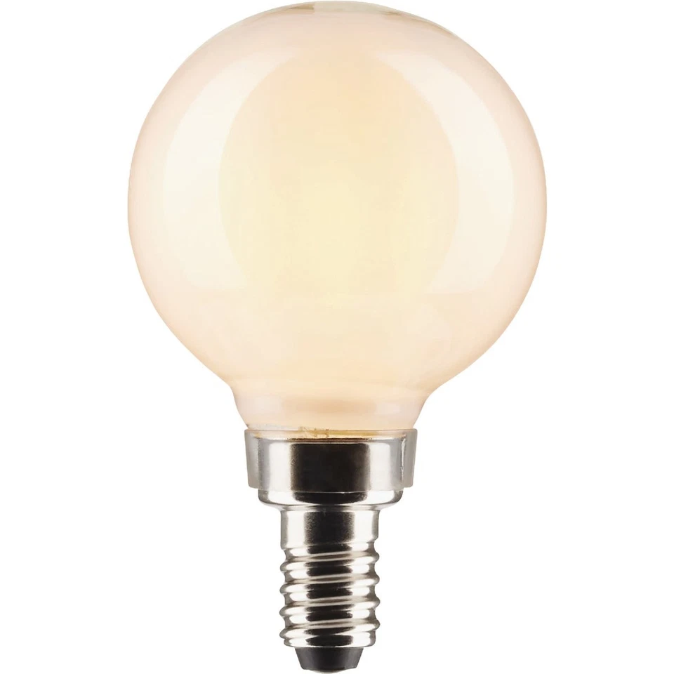 Satco 40W Equivalent G16.5 Candelabra Base 2700K LED Bulb (2-Pack) S21812 Satco - Image 4 of 4