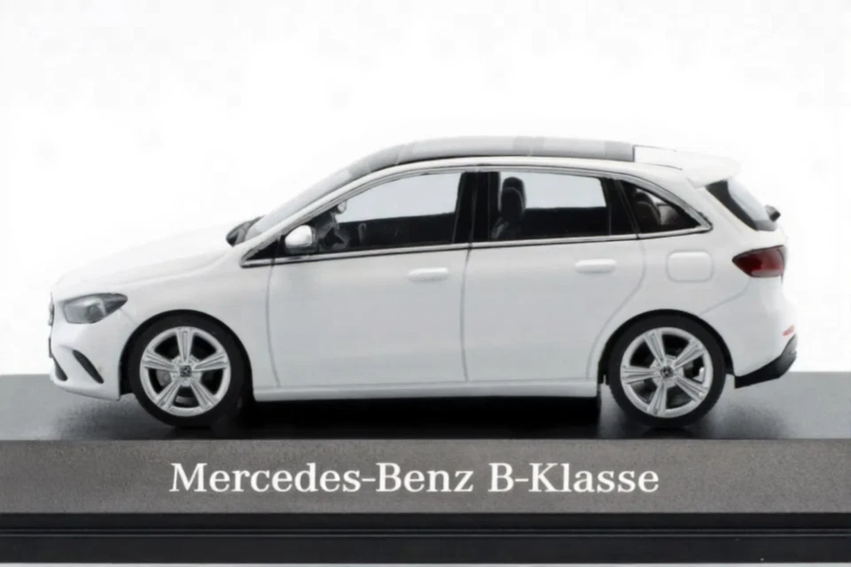 Mercedes Classe B W247 2018 Bianco Polare Modello Auto Diecast 1/43 Herpa - Immagine 3 di 4