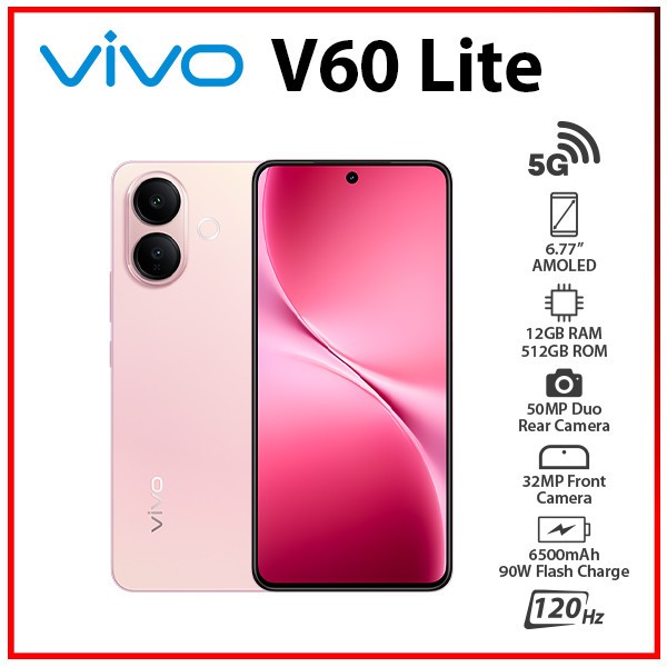 VIVO V60 Lite 5G 8GB+256GB キャリアフリー New) VIVO V60 Lite 5G 8GB+256GB BLACK Dual SIM Unlocked Android