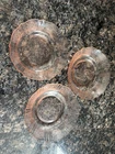 Vintage Pink Depression Glass Bowl Jeannette Americas Sweetheart Pattern- 1930s