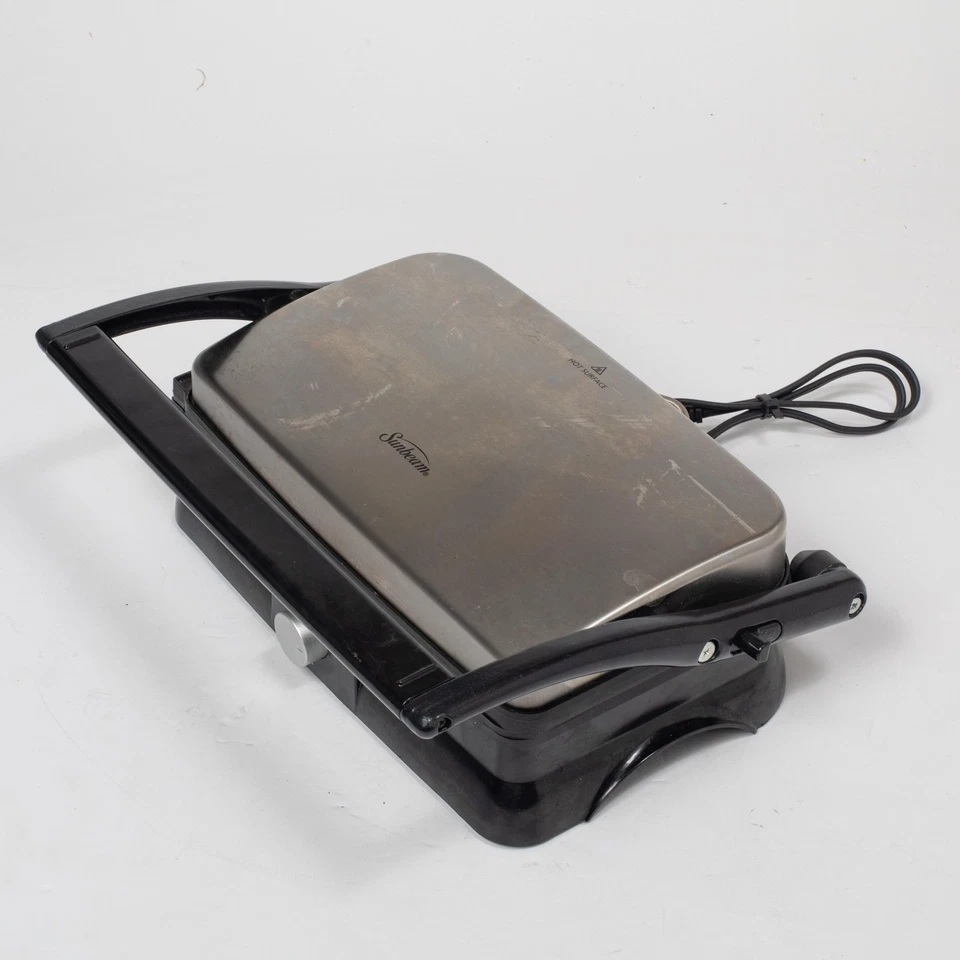 Sunbeam Panini Maker CKSBPM5020 Grill Press 1200W Stainless Nonstick Sandwich - Image 4 of 4