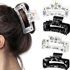 Halloween Hair Claw Clips Spider Skeleton Hand Gothic Medium Hair Clips