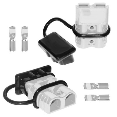 2 PCS SB50 50A Anderson Connector Quick Connect Plug Kit for 6-12 Gauge Cables