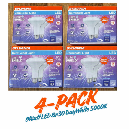 Sylvania 9W BR30 65Watt LightSHIELD Germicidal Daylight LED 