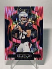 2025 Panini Select - Concourse Drake Maye #80 Pink Shock Prizm Patriots
