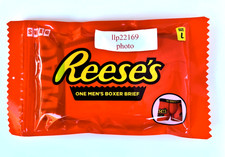 SWAG BOXER Brief REESE  S PEANUT BUTTER CUPS Men  s S M L  NEW IN CANDY BAG 