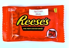 SWAG BOXER Brief REESE’S PEANUT BUTTER CUPS (Men’s S M L ) NEW IN CANDY BAG!
