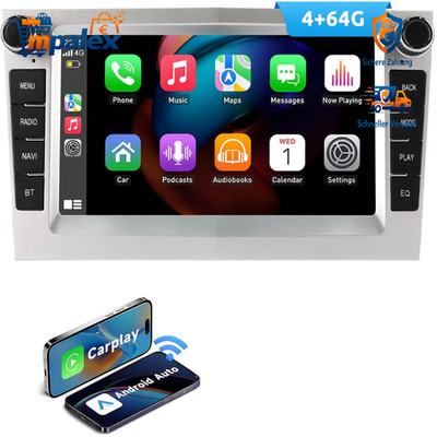ESSGOO 7 Zoll Android Auto Carplay Autoradio 4GB RAM 64GB ROM