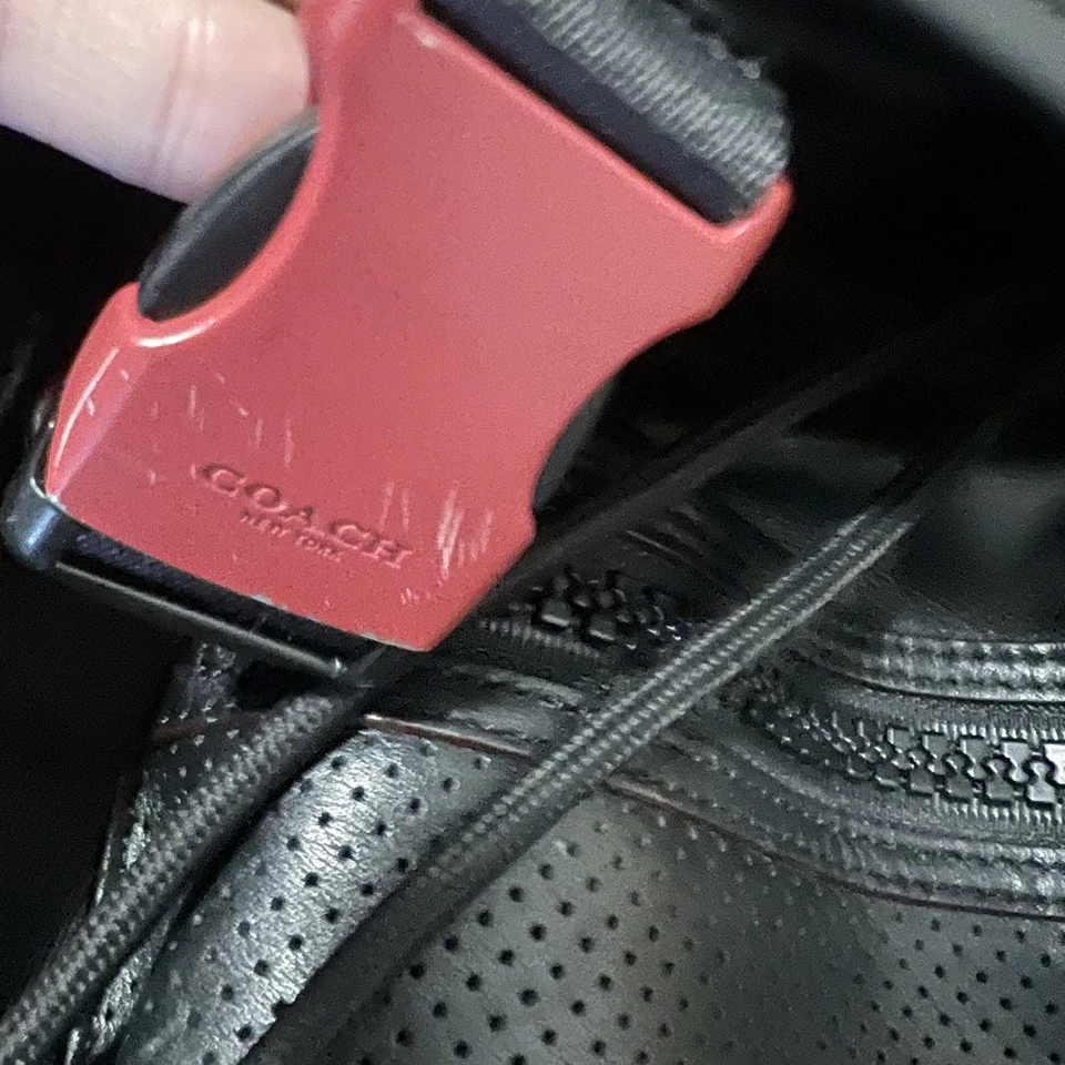 Coach Terrain Trek Pack Perforated Travel MultiColor Backpack Laptop - Image 2 of 4