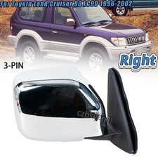 Right 3Pin Side Wing Door Mirror For Toyota Land Cruiser 90 LC90 1996-2002