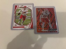 Panini Absolute Patrick Mahomes + Mosaic Trent McDuffie Red Color Match Chief