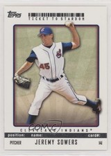 2009 Topps Ticket To Stardom Jeremy Sowers #141 jm6