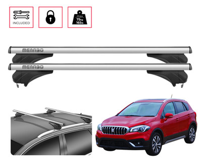 DACHTRÄGER GEPÄCKTRÄGER FÜR SUZUKI SX4 S CROSS MIT HANDLAUF 2016-2022