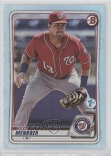 2020 Bowman 1st Edition Sky Blue Foil Drew Mendoza #BFE-71 11n6