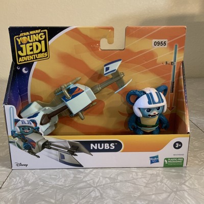 Star Wars Young Jedi Adventures Nubs w/ Speeder Bike Vehicle Set Brand New