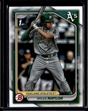 2024 Bowman #BP-136 Myles Naylor Prospects