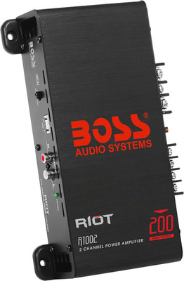 R1002 2 Channel Car Amplifier - 200 High Output, 2-8 Ohm Stable, Low/High Level