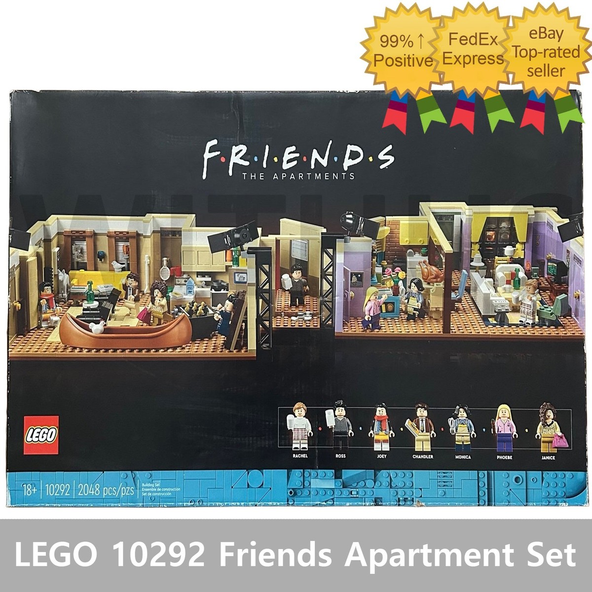 LEGO 10292 Friends Apartment Set 2048 Pieces/ Brand New Sealed