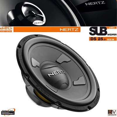 Subwoofer Hertz Dieci DS 25.3 25cm 250mm 10'' 4 Ohm 150 WRMS 89dB passiv 32-400Hz
