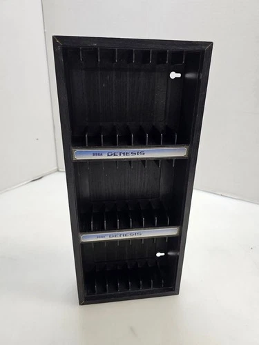 Vintage Sega Genesis Video Game Storage Rack