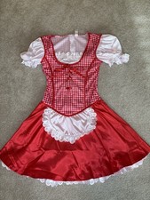 Little Red Riding Hood Child  s Costume Dress Up With Cape Size M 8-10