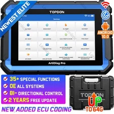 2026 TOPDON AD PRO Car Diagnostic Tool Full System OBD2 Scanner ECU Coding