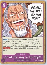Go All the Way to the Top!! C Carrying On His Will OP13-077 NM
