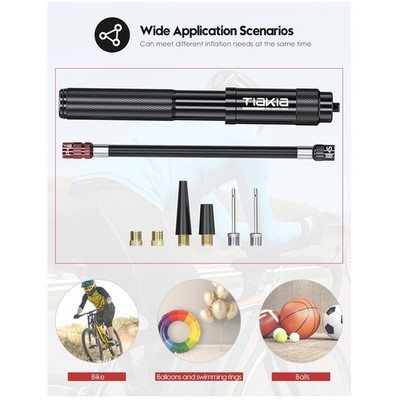 High Pressure Hand Pump for Bikes - Presta/Schrader