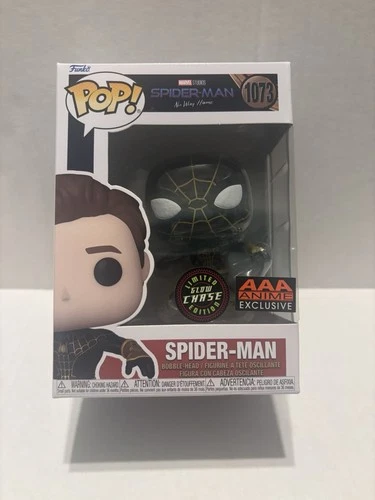 Funko Pop! Marvel Spider-Man #1073 AAA Anime Glow Chase Vinyl Figure W/PROTECTOR