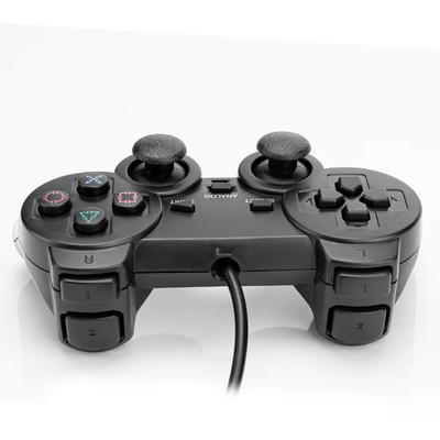 Wired PS2 Game Controller Dual Shock Vibration Joystick for PlayStation 1PCS