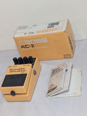 Boss AC-2 Acoustic Simulator Guitar Effect Pedal Pre-owned