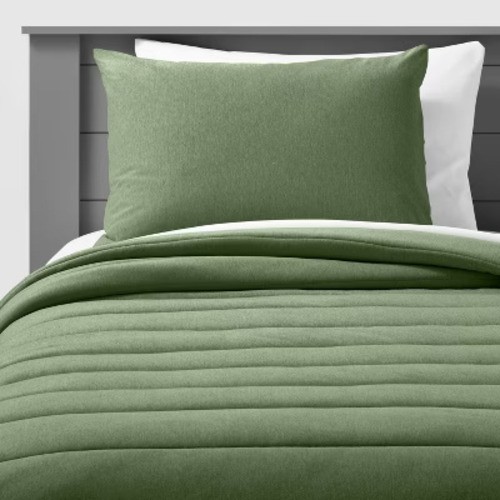 Комплект одеял из джерси с двойным каналом зеленый - Pillowfort 3790₽